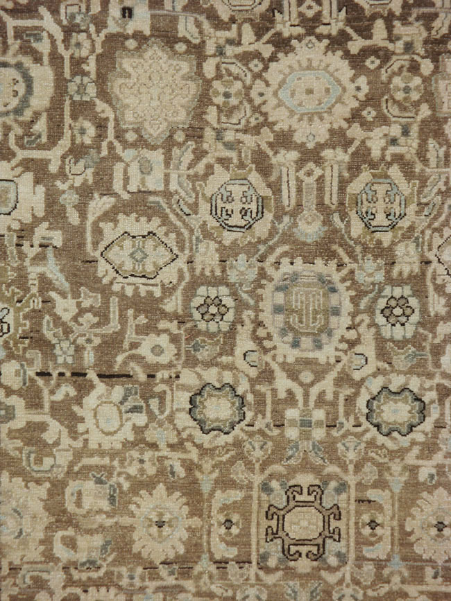 Vintage Persian Malayer Wide Gallery Runner, No.20559 - Staging
