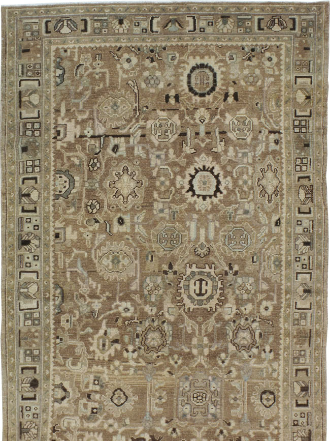 Vintage Persian Malayer Wide Gallery Runner, No.20559 - Staging