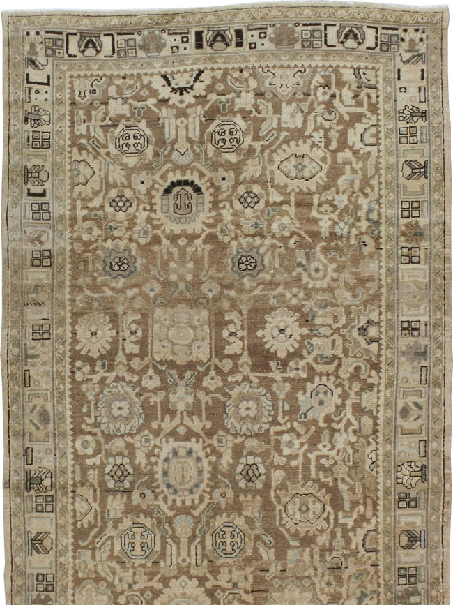 Vintage Persian Malayer Wide Gallery Runner, No.20559 - Staging