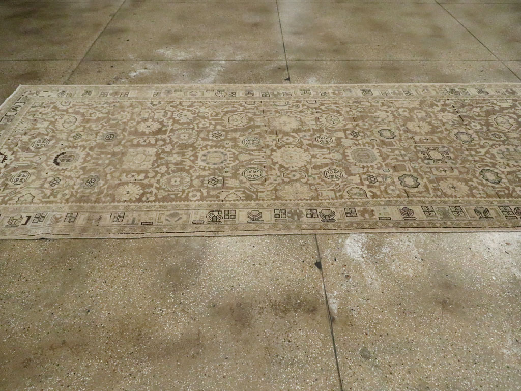 Vintage Persian Malayer Wide Gallery Runner, No.20559 - Staging