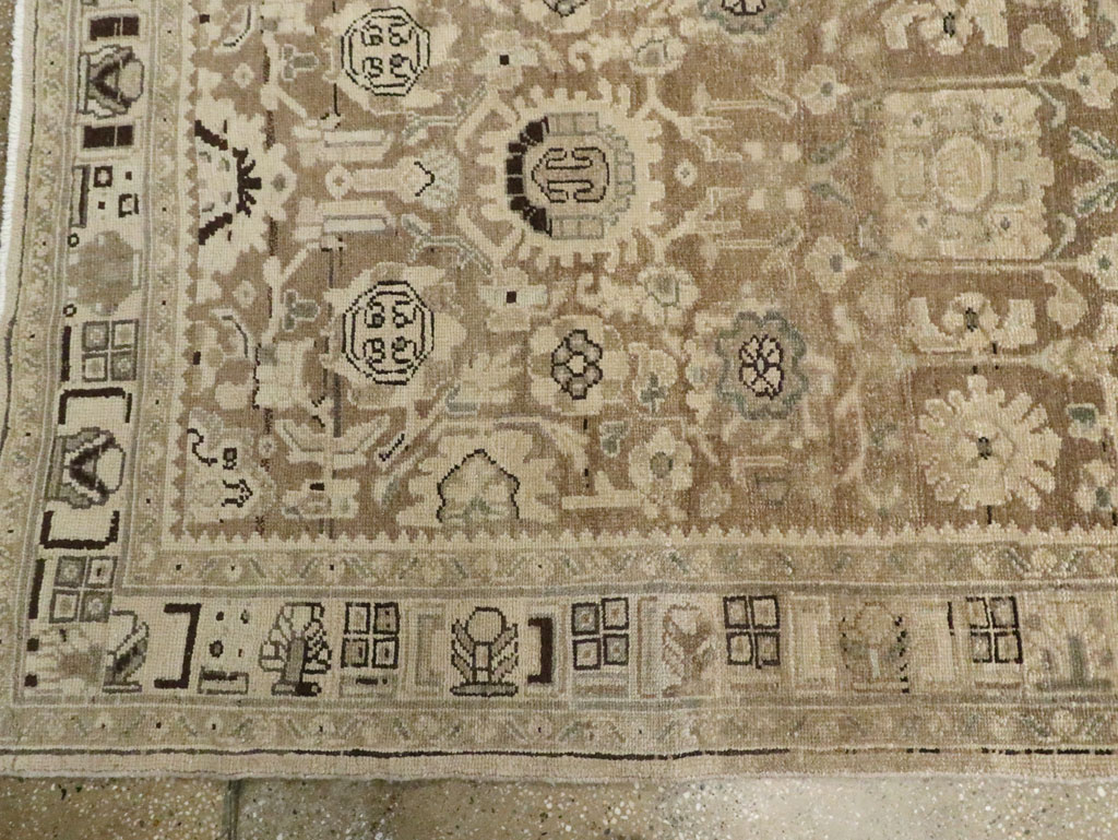 Vintage Persian Malayer Wide Gallery Runner, No.20559 - Staging