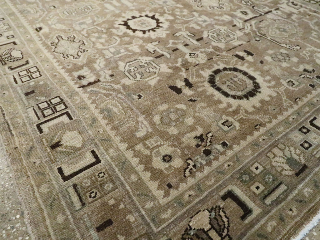 Vintage Persian Malayer Wide Gallery Runner, No.20559 - Staging