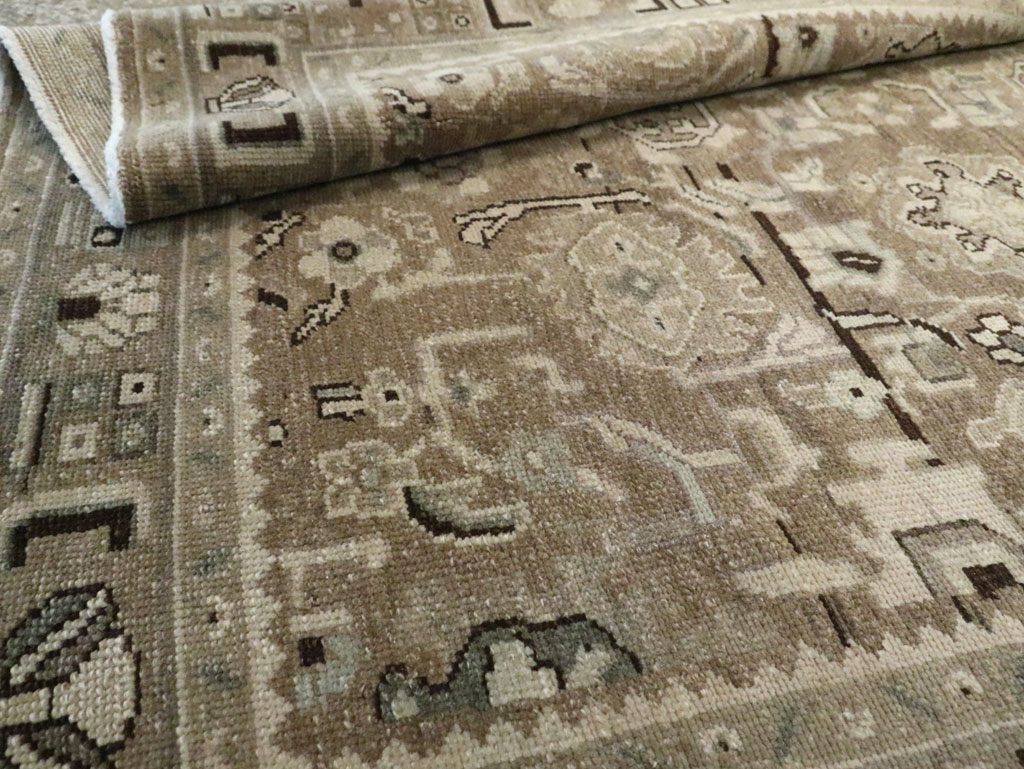 Vintage Persian Malayer Wide Gallery Runner, No.20559 - Staging