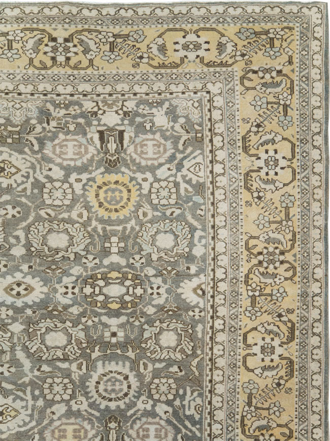 Vintage Persian Malayer Room Size Carpet, No.20564 - Staging
