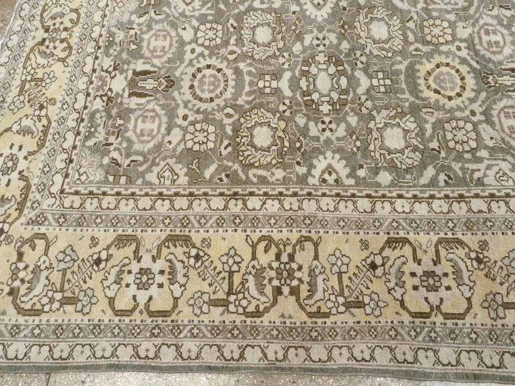 Vintage Persian Malayer Room Size Carpet, No.20564 - Staging