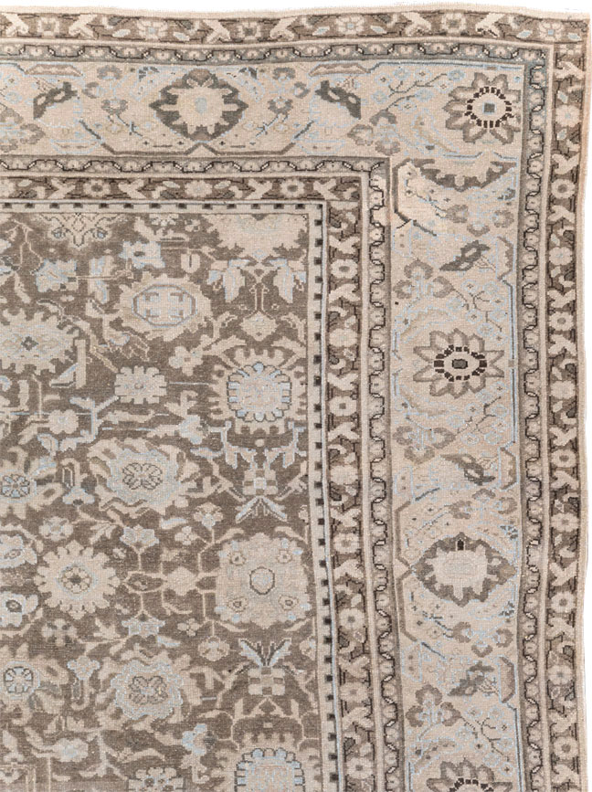Vintage Persian Malayer Room Size Carpet, No.20565 - Staging