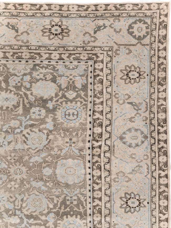 Vintage Persian Malayer Room Size Carpet, No.20565 - Staging