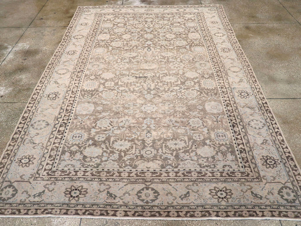 Vintage Persian Malayer Room Size Carpet, No.20565 - Staging