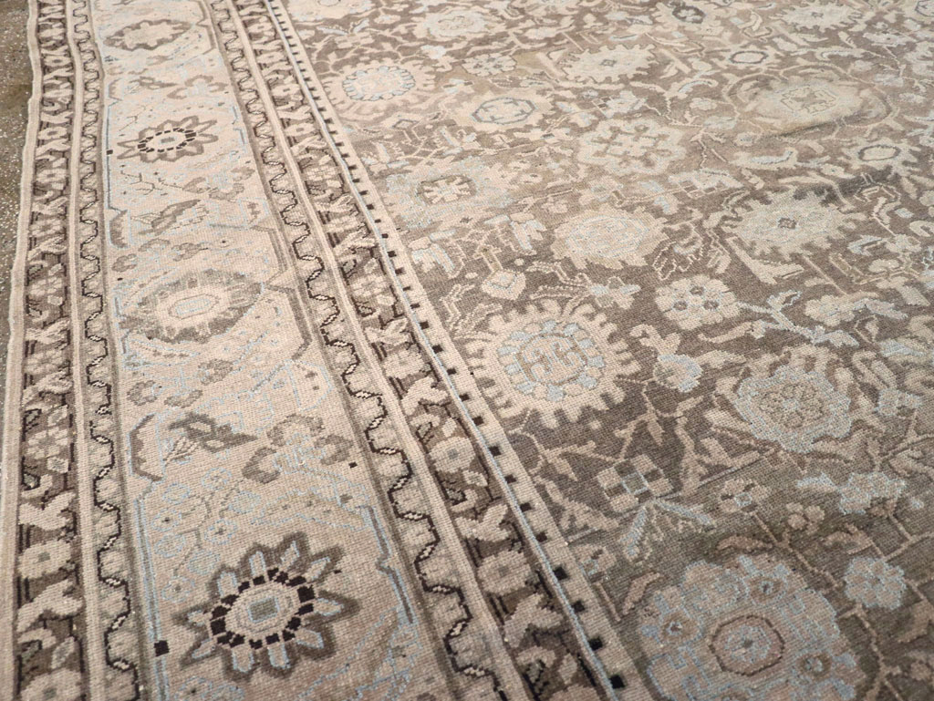 Vintage Persian Malayer Room Size Carpet, No.20565 - Staging