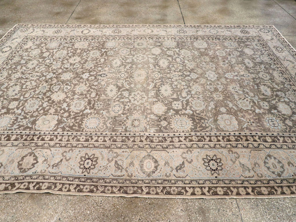 Vintage Persian Malayer Room Size Carpet, No.20565 - Staging