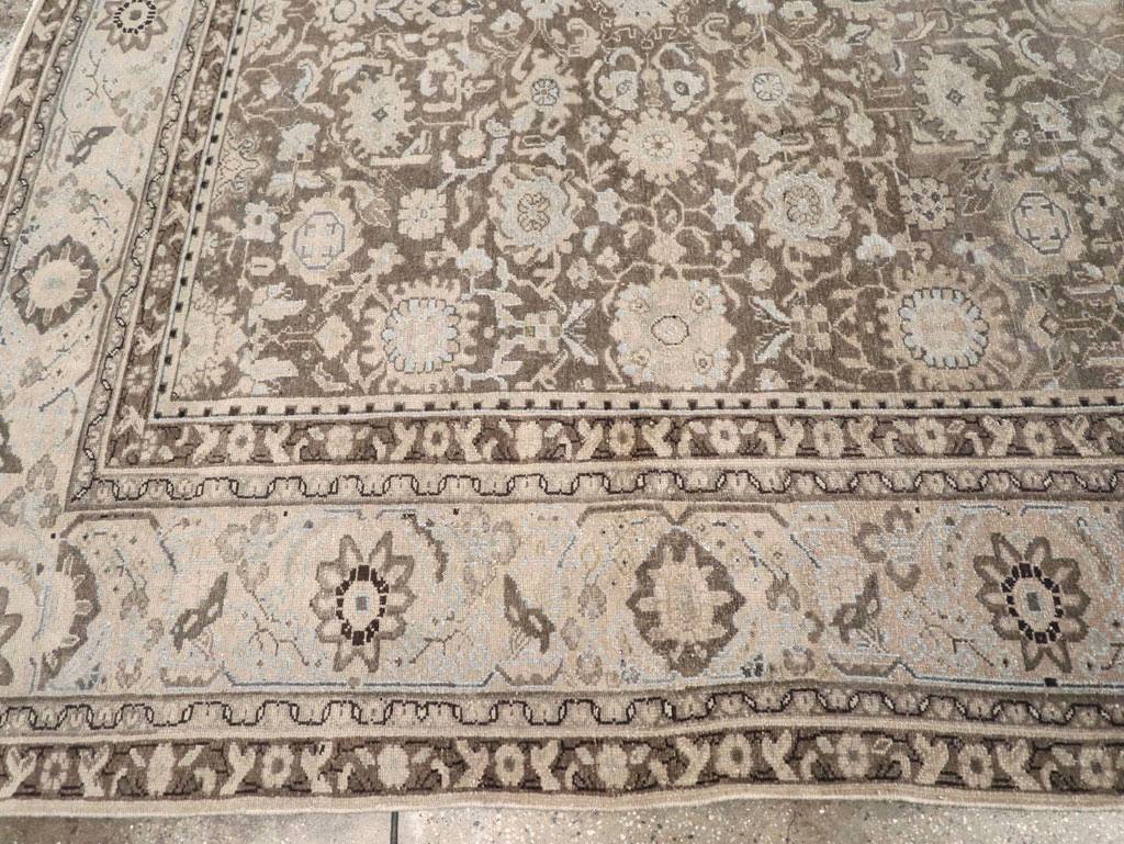 Vintage Persian Malayer Room Size Carpet, No.20565 - Staging