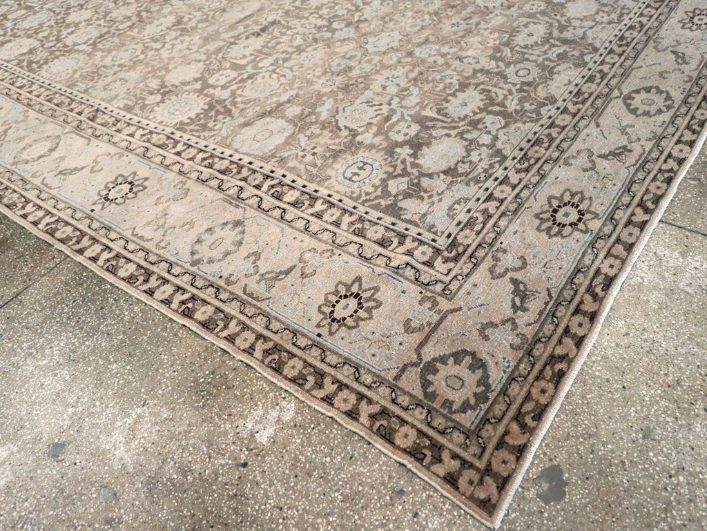 Vintage Persian Malayer Room Size Carpet, No.20565 - Staging