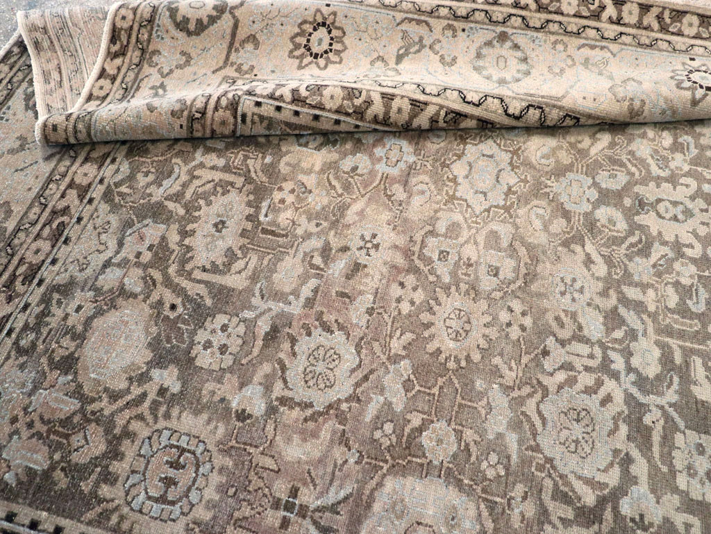 Vintage Persian Malayer Room Size Carpet, No.20565 - Staging