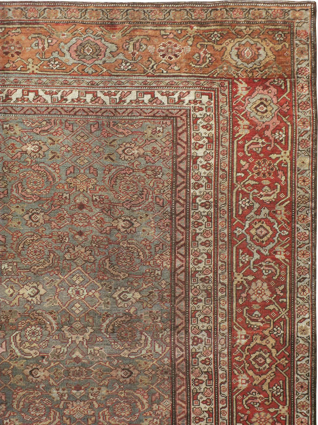 Antique Persian Bidjar Carpet, No.20590 - Staging