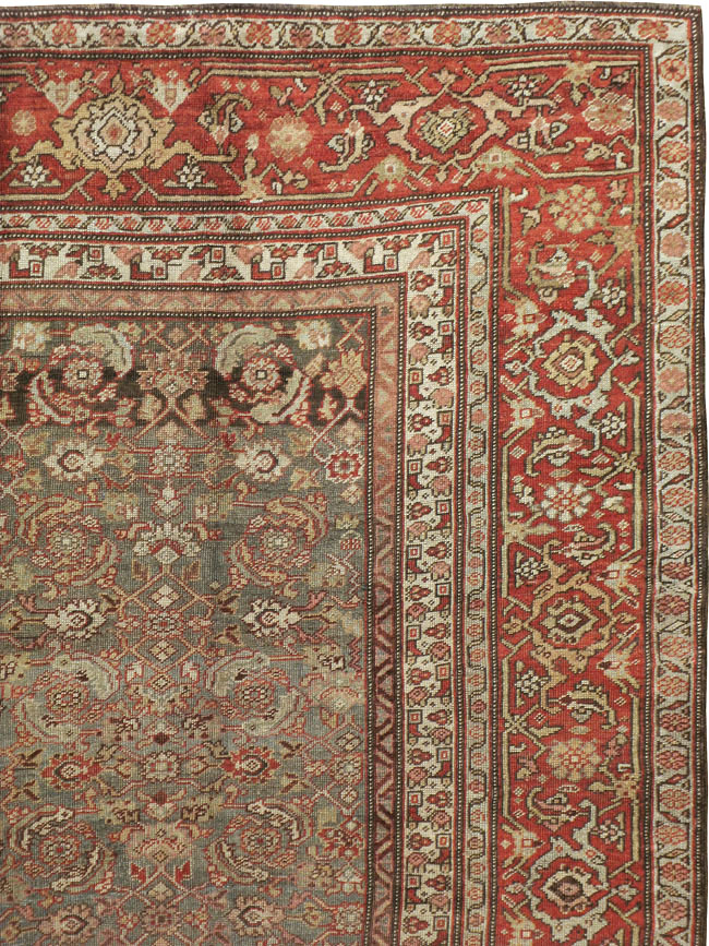 Antique Persian Bidjar Carpet, No.20590 - Staging