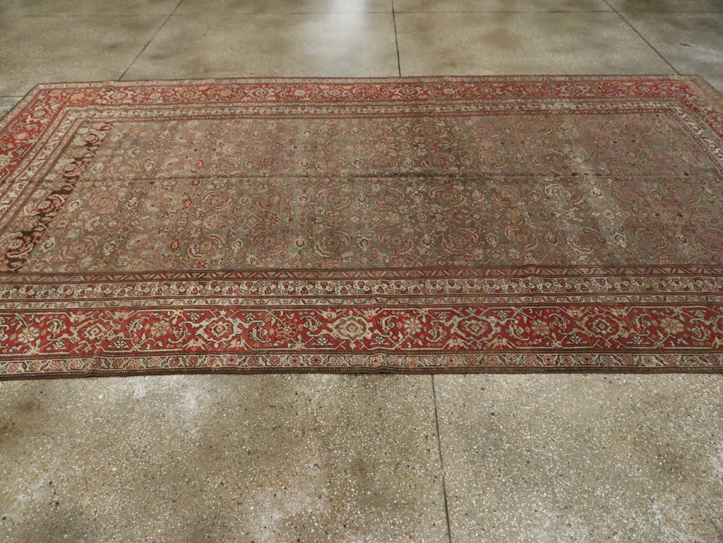 Antique Persian Bidjar Carpet, No.20590 - Staging