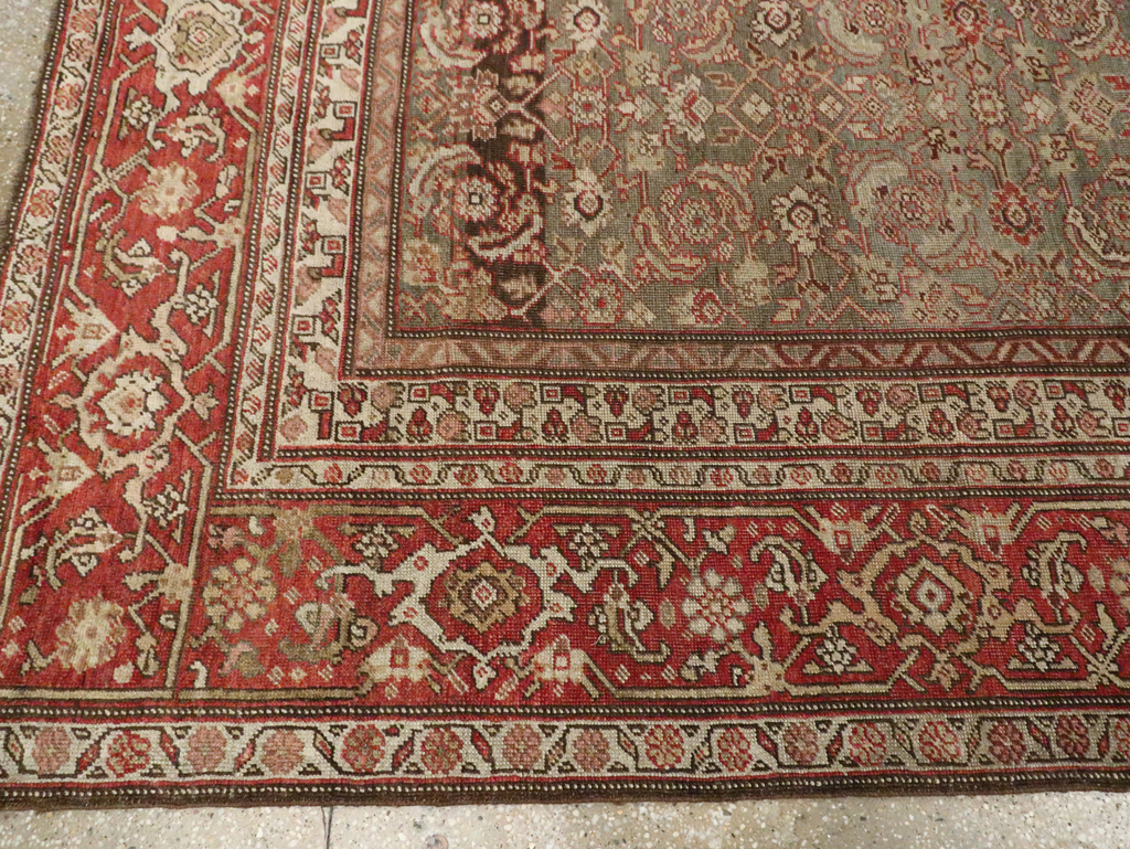 Antique Persian Bidjar Carpet, No.20590 - Staging