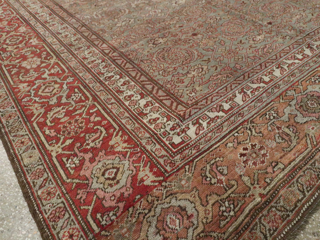 Antique Persian Bidjar Carpet, No.20590 - Staging