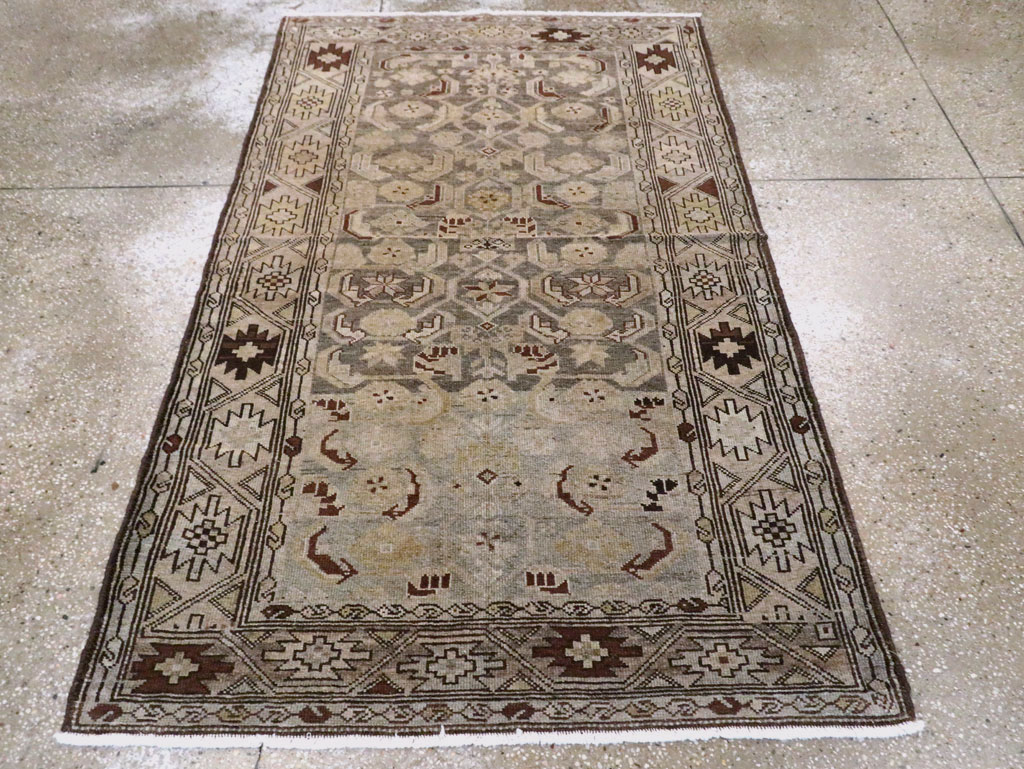 Antique Persian Malayer Rug, No.20602 - Staging