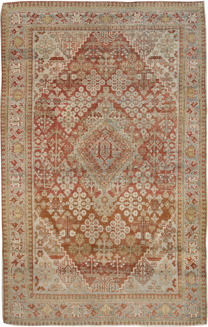 Vintage Persian Joshegan Rug, No.20605 - Staging