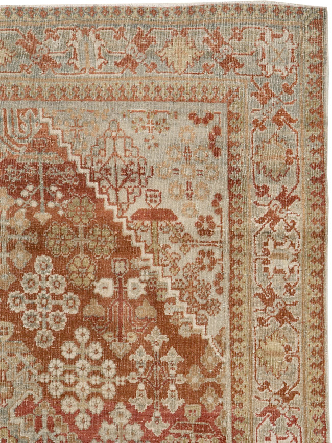 Vintage Persian Joshegan Rug, No.20605 - Staging