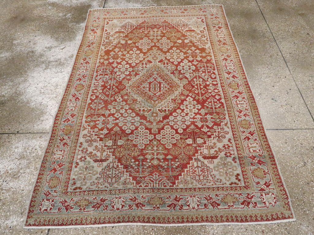 Vintage Persian Joshegan Rug, No.20605 - Staging