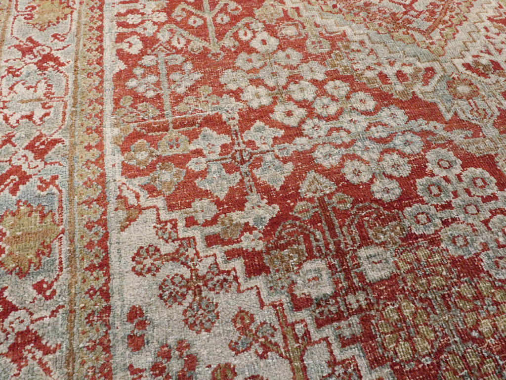 Vintage Persian Joshegan Rug, No.20605 - Staging