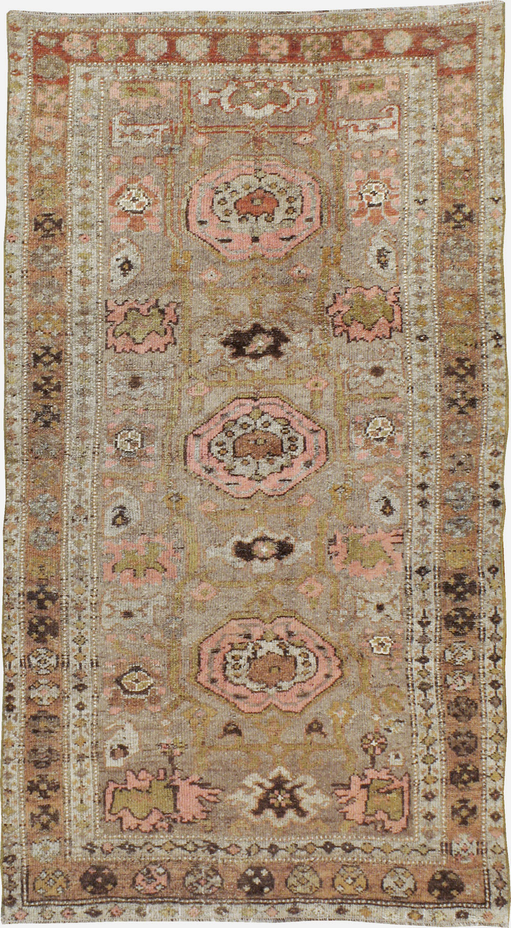 Antique Persian Kurdish Rug, No.20611 - Staging
