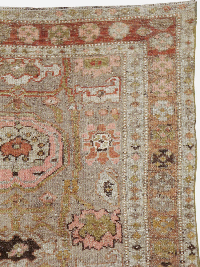 Antique Persian Kurdish Rug, No.20611 - Staging