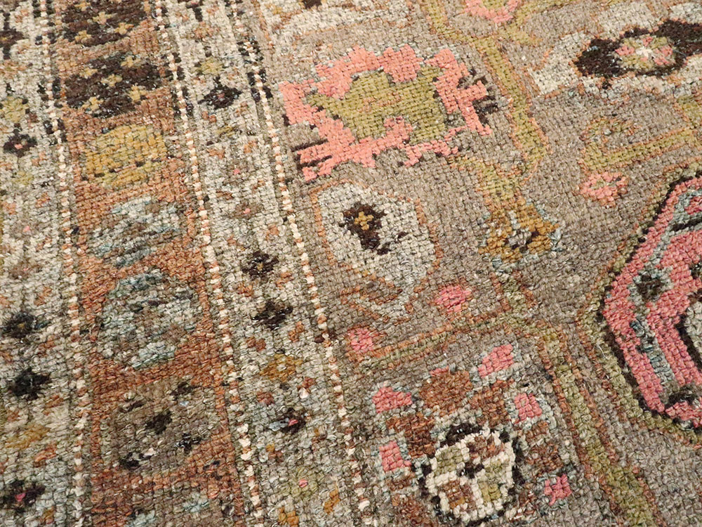 Antique Persian Kurdish Rug, No.20611 - Staging