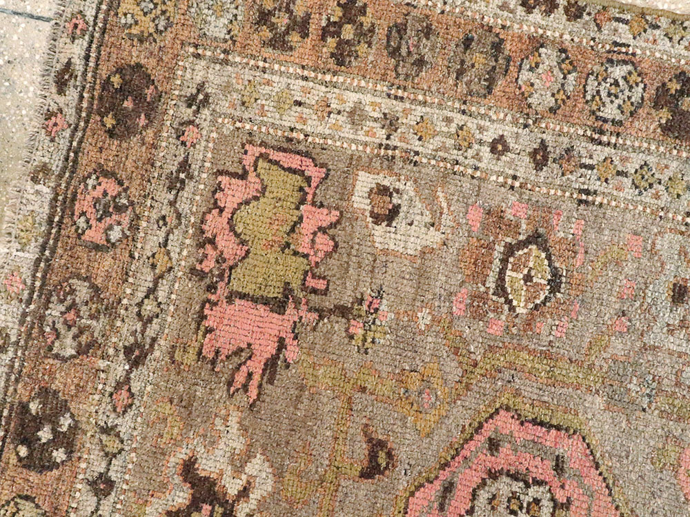 Antique Persian Kurdish Rug, No.20611 - Staging