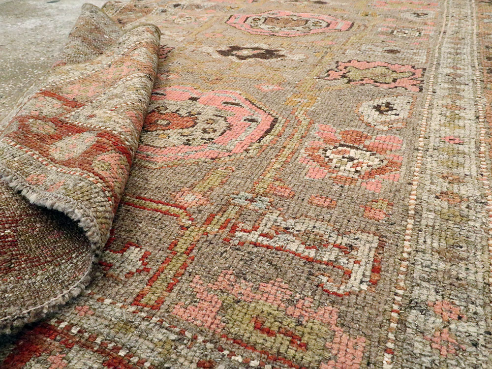 Antique Persian Kurdish Rug, No.20611 - Staging