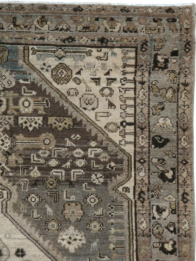Vintage Persian Malayer Rug, No.20615 - Staging