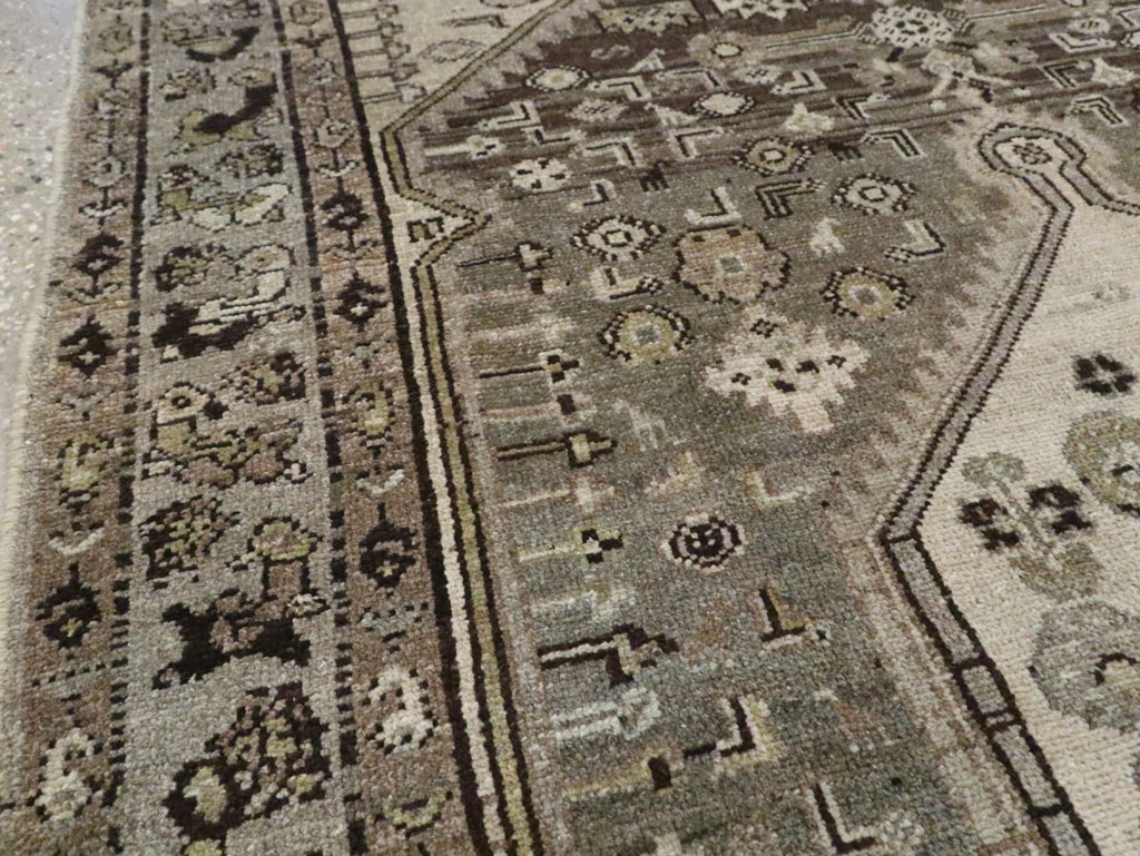 Vintage Persian Malayer Rug, No.20615 - Staging