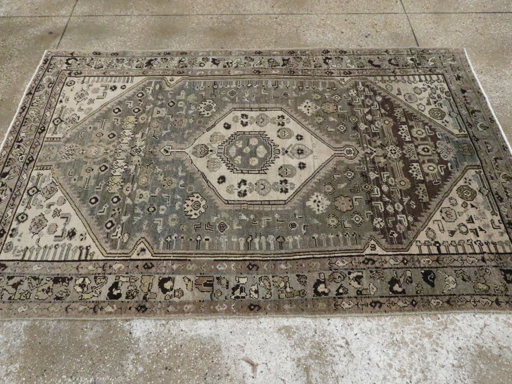 Vintage Persian Malayer Rug, No.20615 - Staging