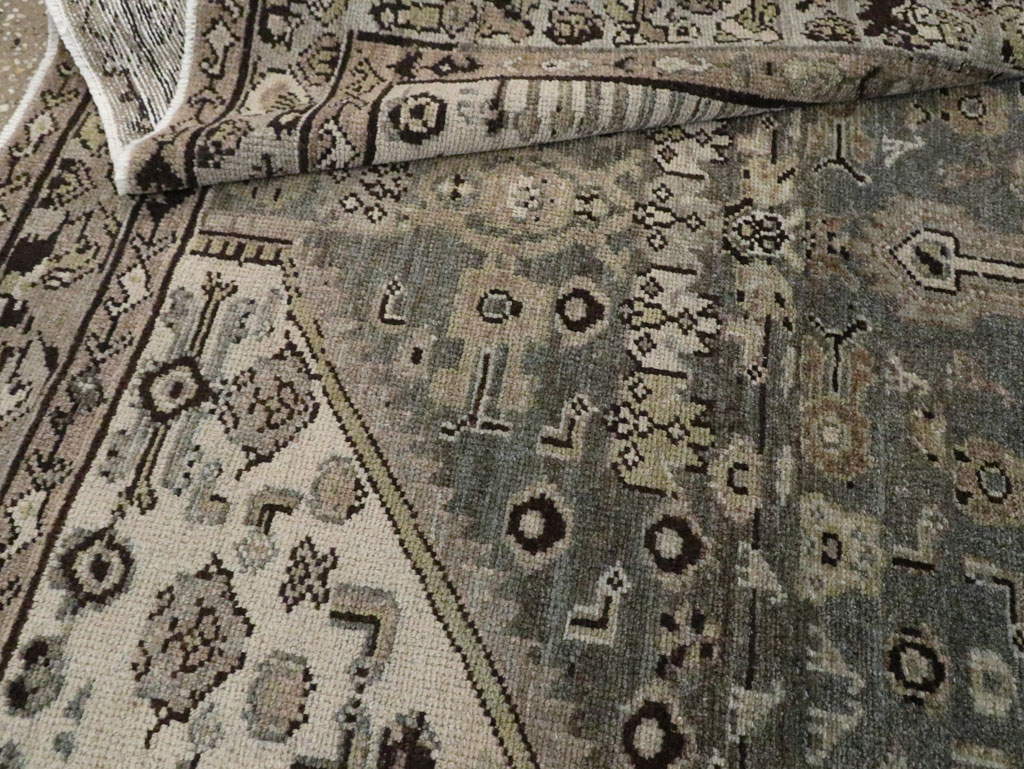 Vintage Persian Malayer Rug, No.20615 - Staging