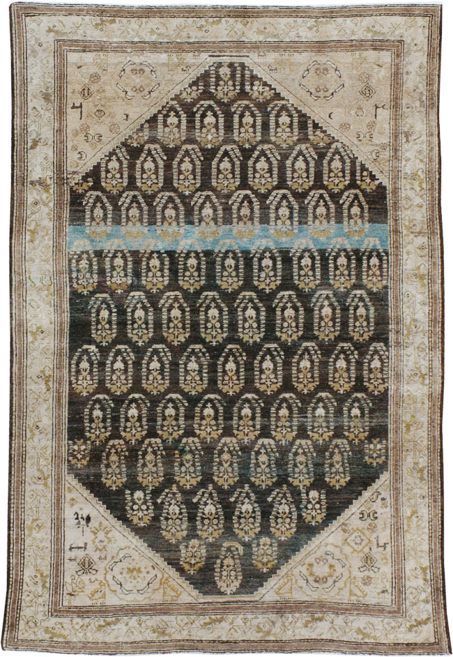 Vintage Persian Malayer Rug, No.20618 - Staging