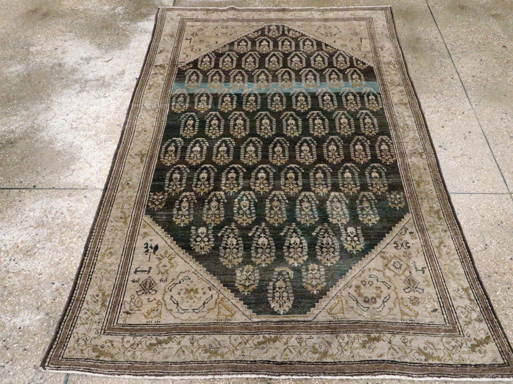Vintage Persian Malayer Rug, No.20618 - Staging