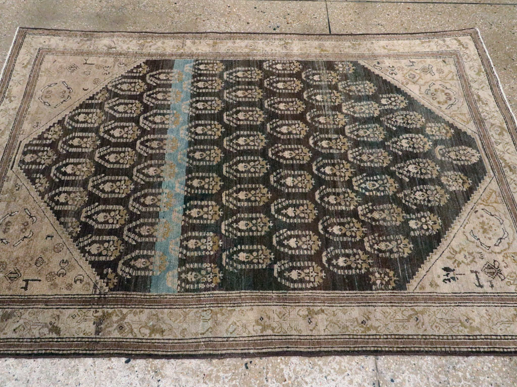 Vintage Persian Malayer Rug, No.20618 - Staging