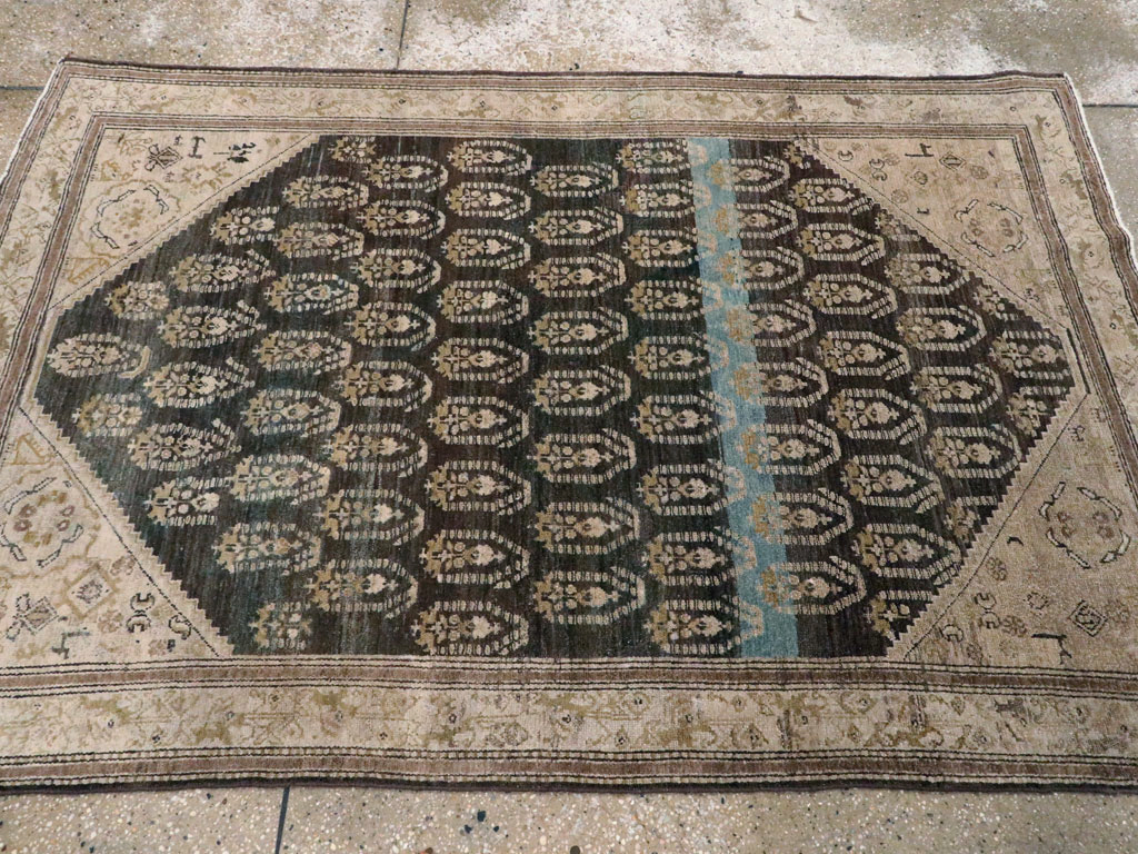 Vintage Persian Malayer Rug, No.20618 - Staging