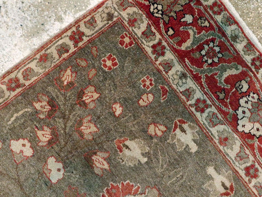 Antique Persian Tabriz Sampler Rug, No.20619 - Staging