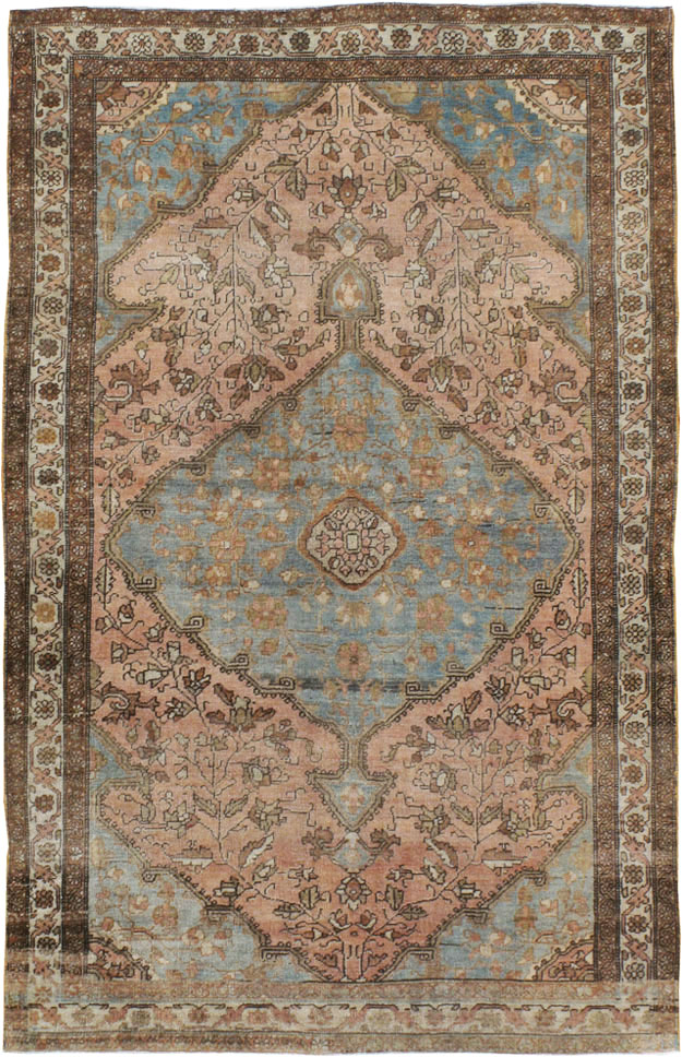 Antique Persian Sarouk Fereghan Rug, No.20623 - Staging