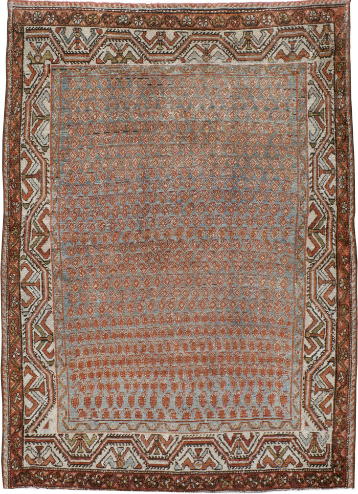 Vintage Persian Malayer Rug, No.20625 - Staging