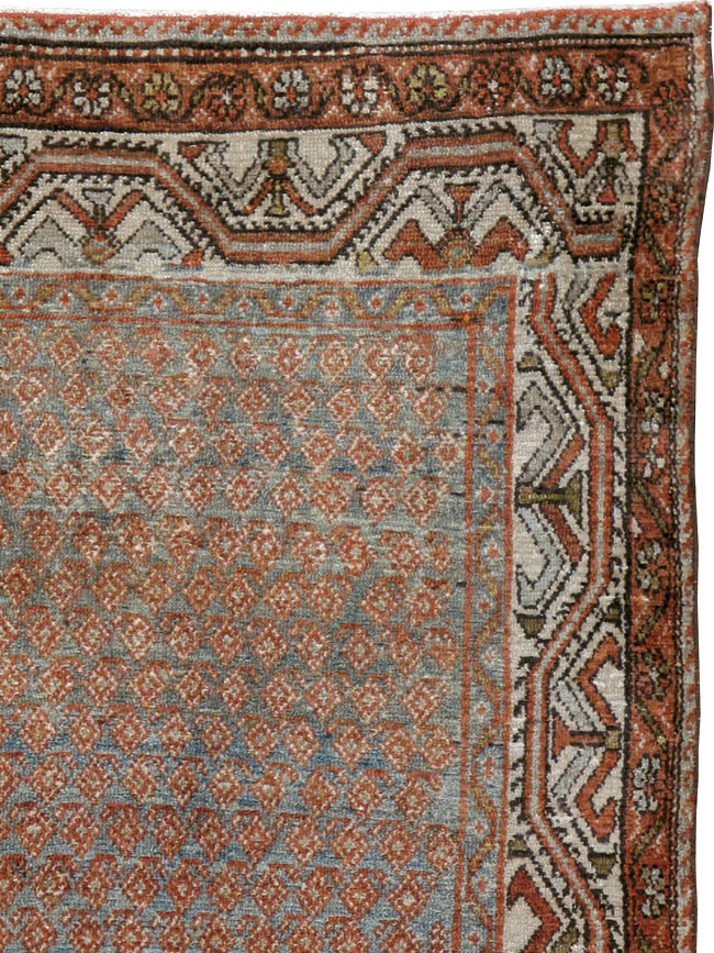 Vintage Persian Malayer Rug, No.20625 - Staging