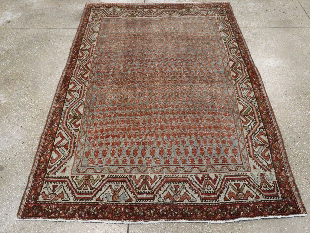 Vintage Persian Malayer Rug, No.20625 - Staging