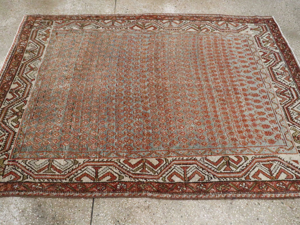Vintage Persian Malayer Rug, No.20625 - Staging