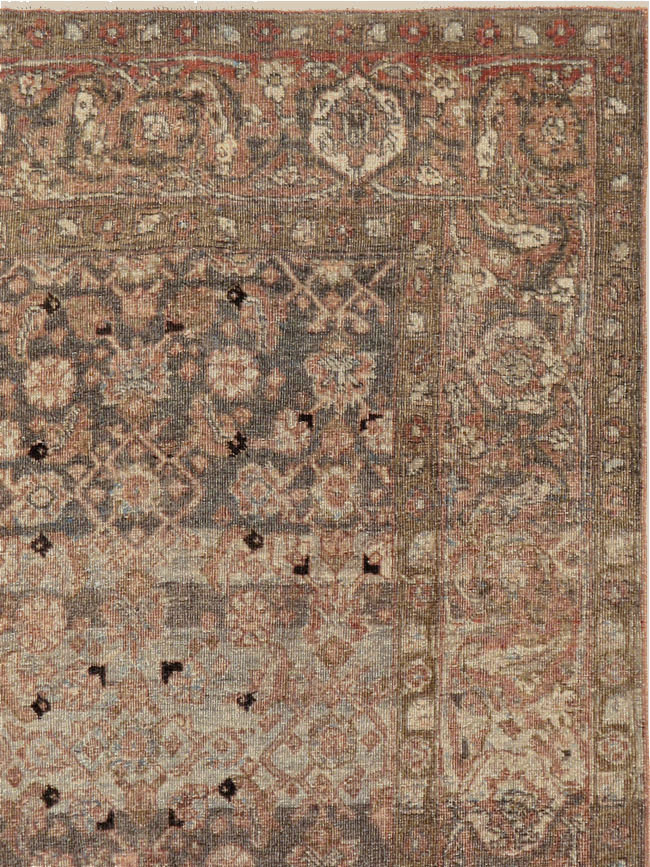 Antique Persian Tabriz Rug, No.20628 - Staging