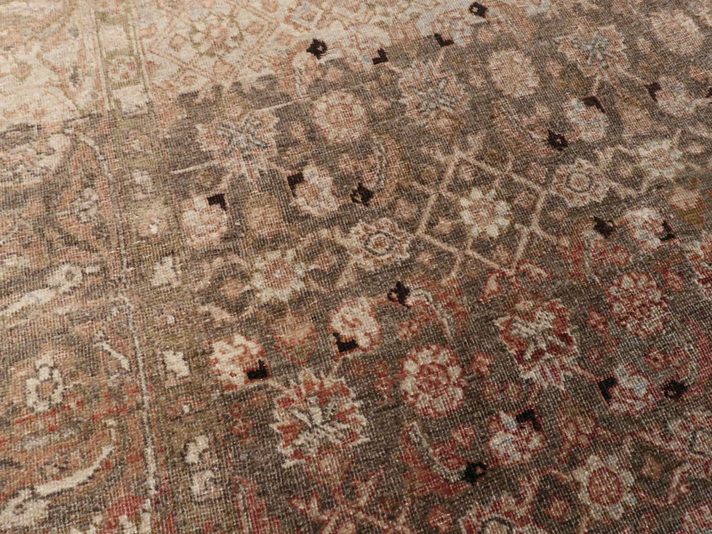 Antique Persian Tabriz Rug, No.20628 - Staging