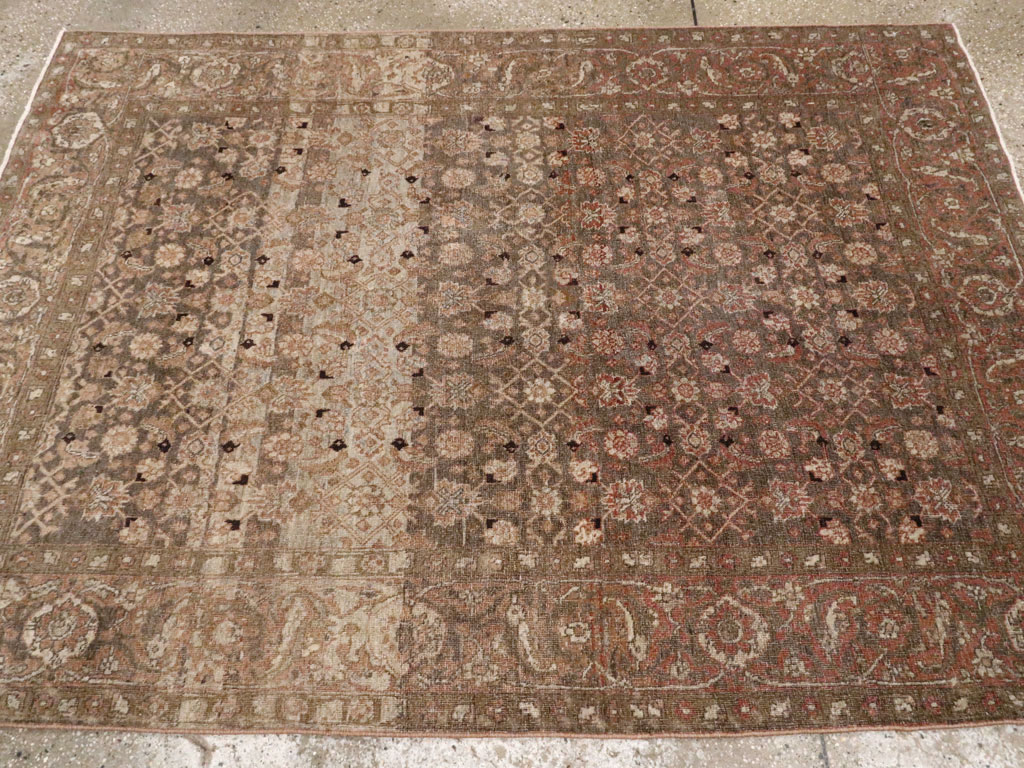 Antique Persian Tabriz Rug, No.20628 - Staging