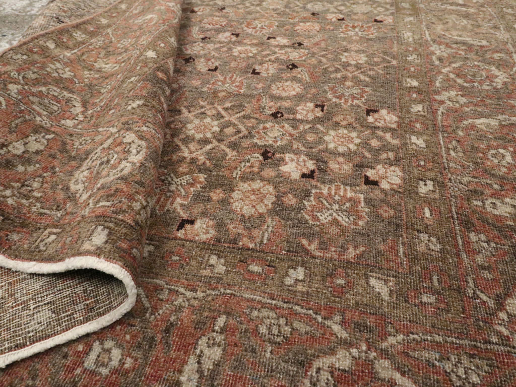 Antique Persian Tabriz Rug, No.20628 - Staging